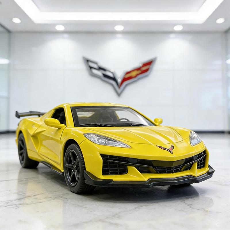 

1:41 Chevrolet Corvette Z06 Alloy Car Diecasts & Toy Vehicles Car Model Miniature Scale Model Car Toys For Children