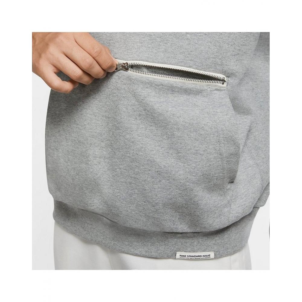 Nike Standard Issue Pullover Hoodie Grey