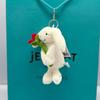 New JC Coffee Bean, Marshmallow, Ladybug, Frog, and Macaron Dessert Keychain & Bag Charm — Plush Toy Gift for Friends