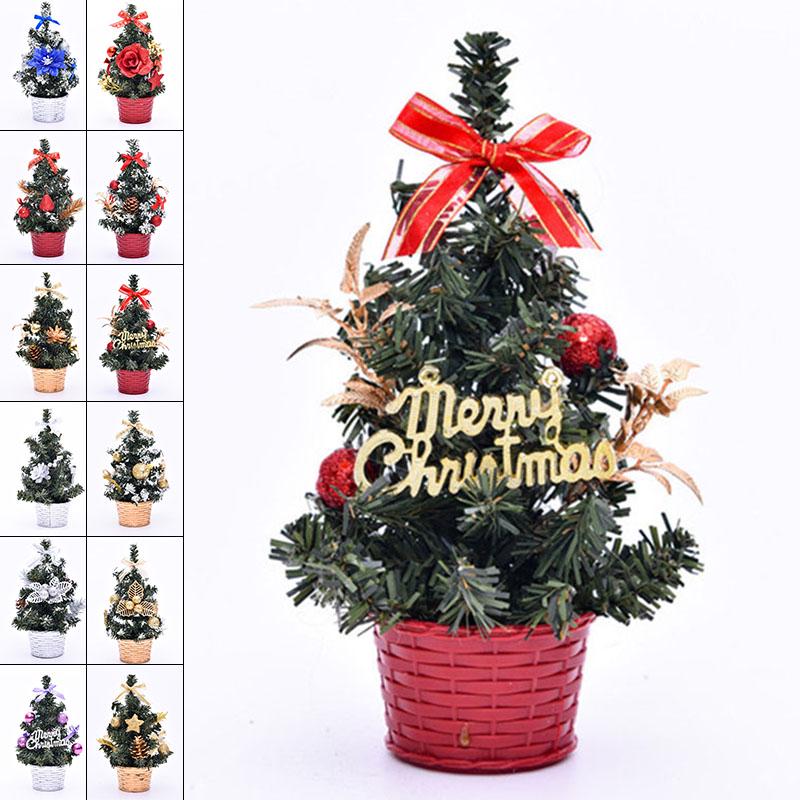 Zubehör Praktischer Weihnachtsbaumschmuck Dekoration Festivaltisch Weihnachten 20cm Künstlich Schreibtisch Mini Miniatur PVC