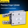 Y-Type Pneumatic Finger Cylinder Gripper HFY HFTY6 10-32 Pivot Open/Close Manipulator