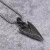 Retro Norse Mythology Pirate Celtic Weapon Spearhead Pendant Necklace Men\\'s Punk Hip-Hop Trend Jewelry