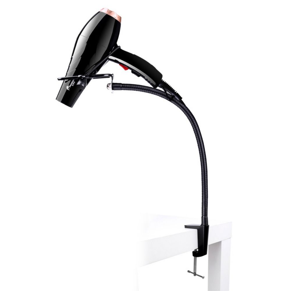 Durable Practical Clip-on Household Flexible Hair Dryer Holder Hair Dryer Stand Drying Fixing Frame Pet Accessories