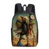 Cartoon Printing Casual Shoulder Bag Junior High School Students Large Capacity Backpacks