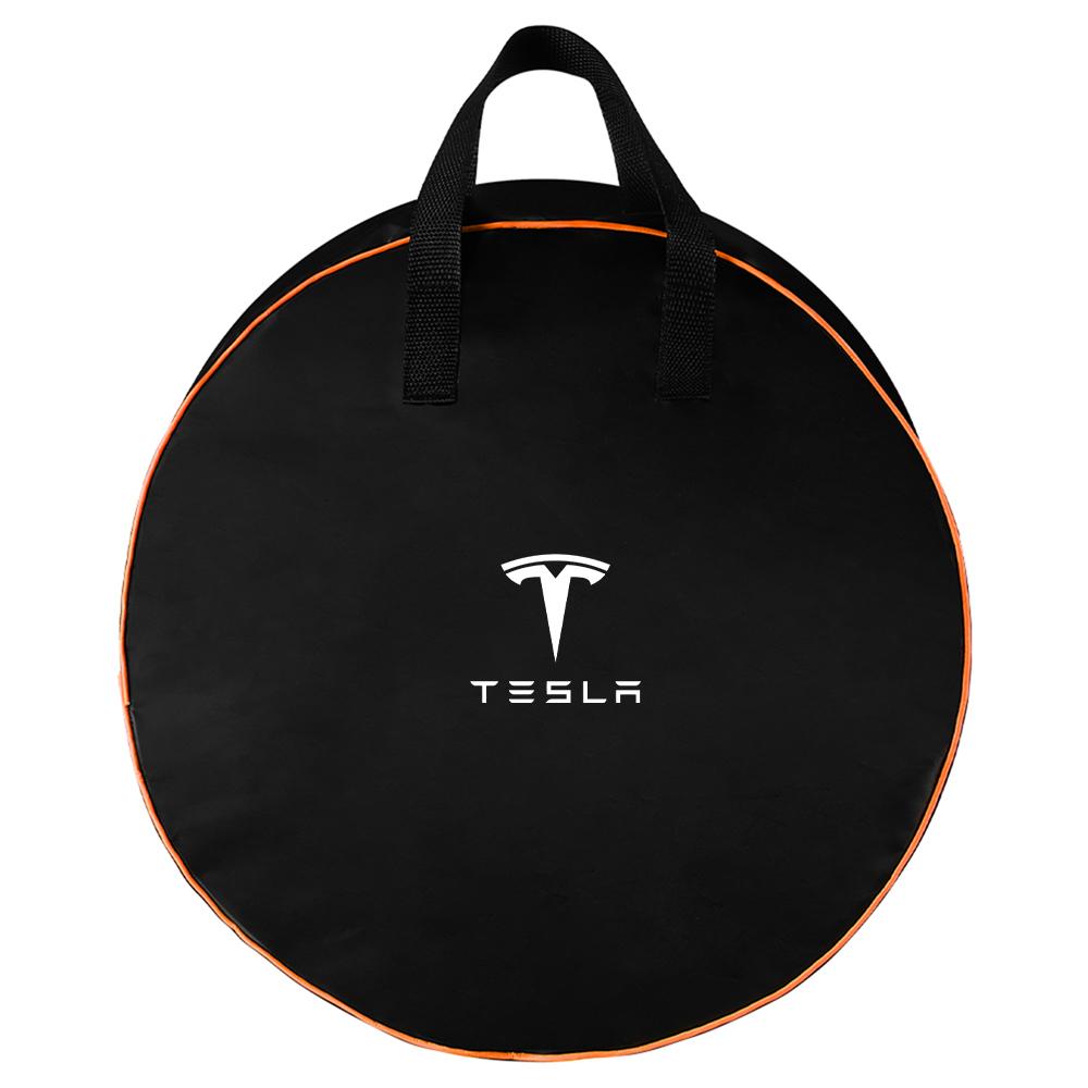 

Car Charge Cable Storage Box Charging Gun Organiser Bag For Tesla Model 3 Model S ModelX ModelY Roadster SpaceX Auto Accessories