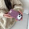 Retro Yellow Star Fabric Phone Case for iPhone 15, iPhone 16, iPhone 17 Pro Max