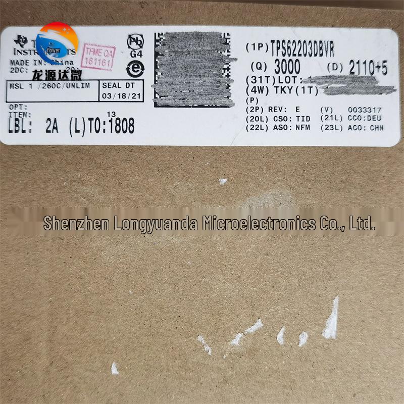 TPS62203DBVR 3.3V/300mA High-Efficiency Step-Down Converter, Silk Screen PHNI, Brand New Original