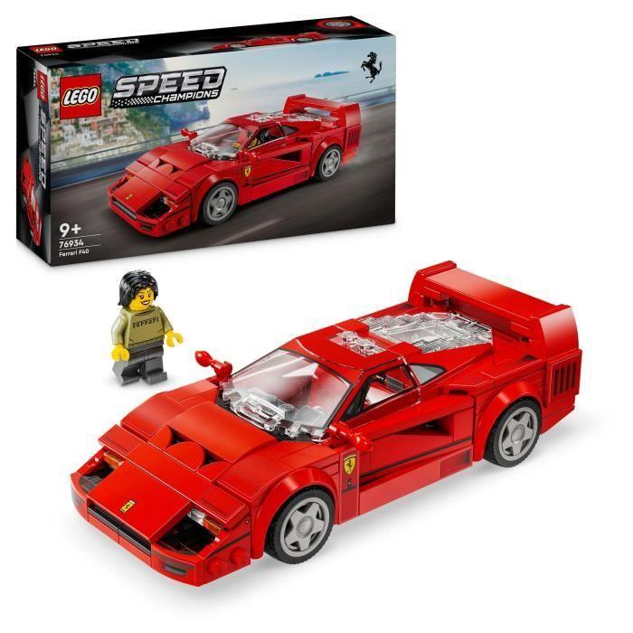 LEGO® Speed Champions 76934 Supercar Ferrari F40 - Veicolo Giocattolo per Bambini e Bambine rosso