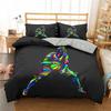 Luxury Basketball Football Printed Bedding Set Queen King Quilt Cover Pillowcase Sport Duvet Cover Polyester Comforter Cover
