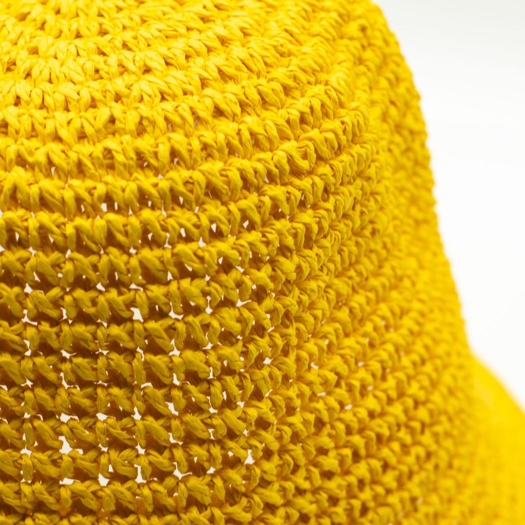 Nomad Sari Floppy Straw Sun Hat – Yellow