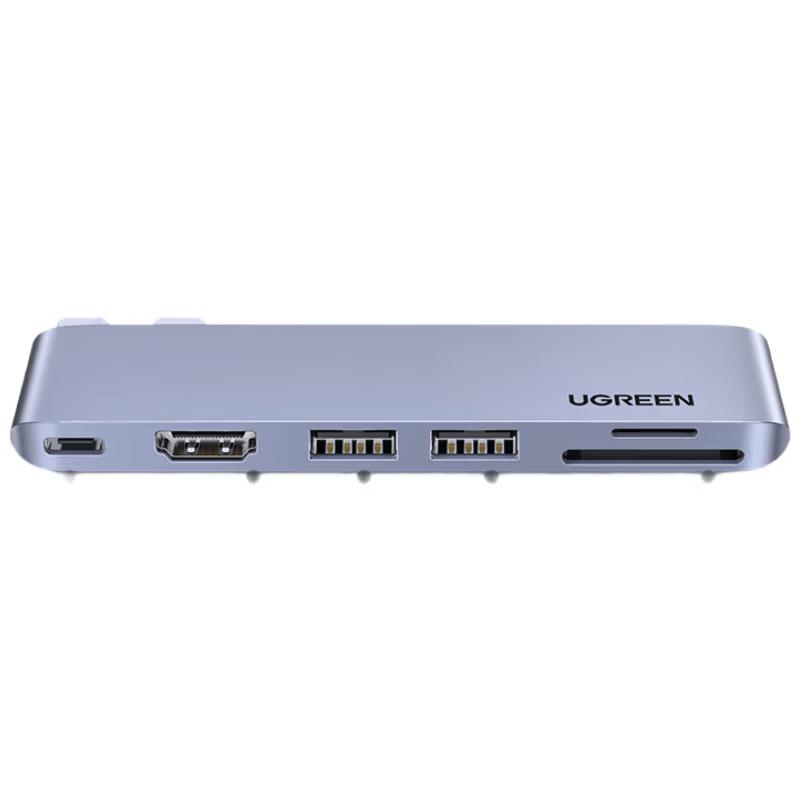 UGREEN Dual Type-C to HDMI Thunderbolt 3 Expansion Dock CN plug (adapter included)
