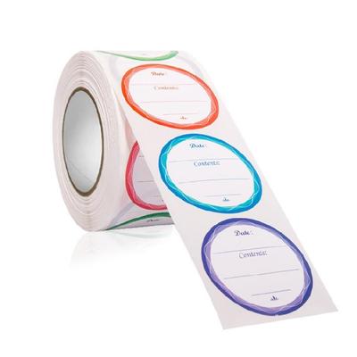 500 Stück Selbstklebende Etiketten Gefrieretiketten für effektive Lebensmittelorganisation 3,8 cm
