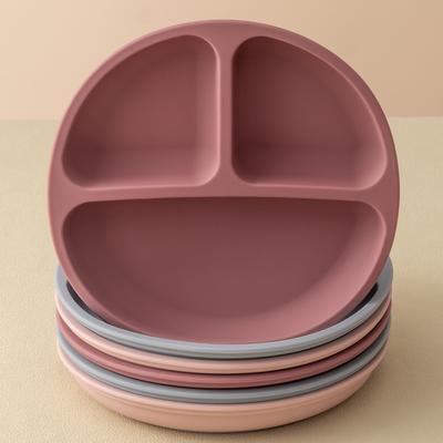 1 PIÈCE Ventouse Bébé Assiette Repas Silicone Sans BPA Vaisselle Enfants Ventouse Table d'Apprentissage Bambin Vaisselle d'Alimentation Enfants Articles pour Bébé