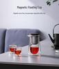 Magnetic Floating Cup with One-Button Tea Water Separator – Press-Type Lazy Person Tea Infuser