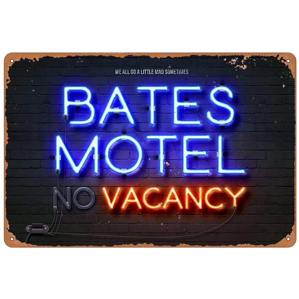 Motel Metal Tin Signs Plaque Wall Decoration Vintage Art Posters Iron Painting for Motel Man Cave Home Cafe Garden Club Bar