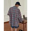 Plaid Long-Sleeved Shirt Men's Spring New Japanese-Style Retro High-Grade Fashion Brand Loose Casual Shirt Coat