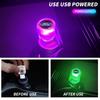 1pcs USB Car Interior LED Car Atmosphere Lighting For Ford Mk2 Mk3 Ranger Mondeo Mk4 S-MAX Kuga Mustang Fusion Car Styling AC8