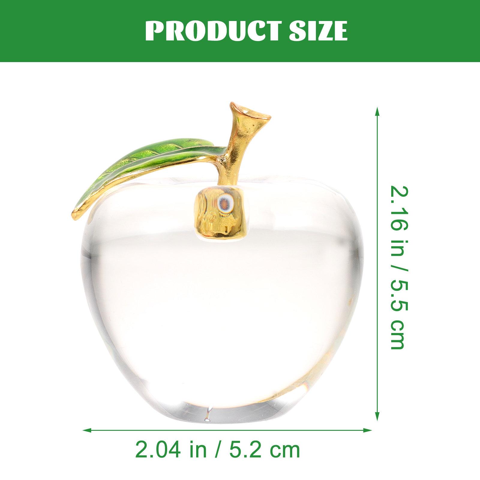 

Desktop Crystal Adornment Vivid Realistic Home Decor Living Room Bedroom Office Car Decoration Festival Christmas Birthday прозорий