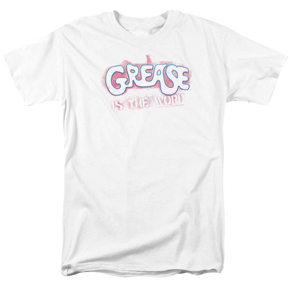 Grease Grease Is The Word Mens T Shirt White Officially Licensed Unisex T-Shirt M