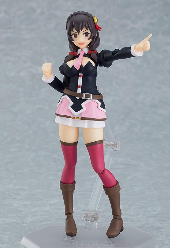 Figma požehnání této nádherné malované pohyblivé figurce Yunyun M06764 KonoSuba Boží svět! ABS&PVC bez vodního kamene