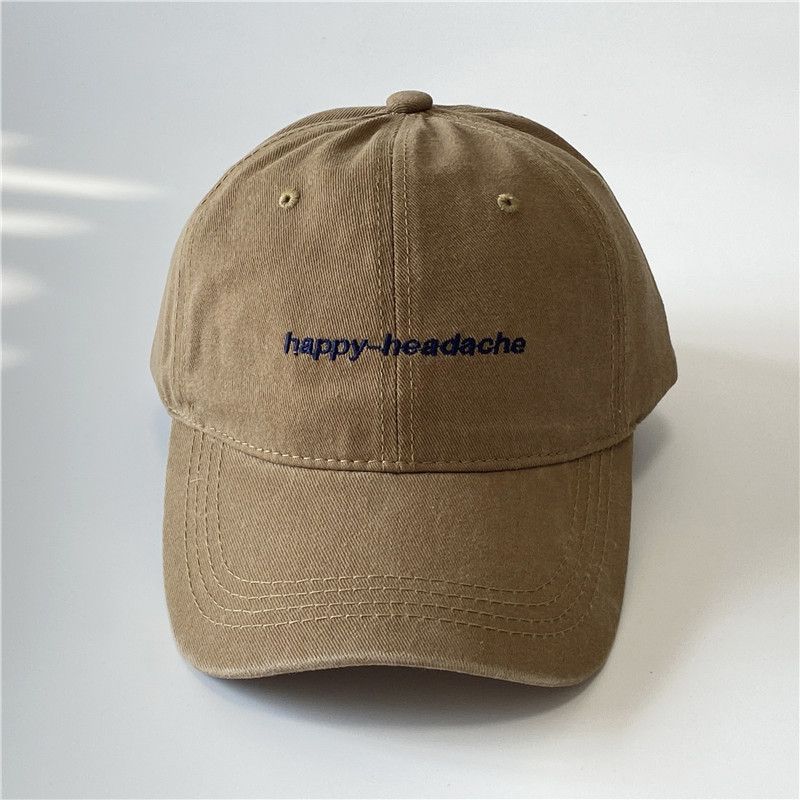 

Новое поступление Кепка с эффектом потертости Детская K-стиль Маленькая бейсболка с козырьком и алфавитом Мужская весенне-летняя уличная бейсболка с мягким верхом и защитой от солнца Kakh Adjustable