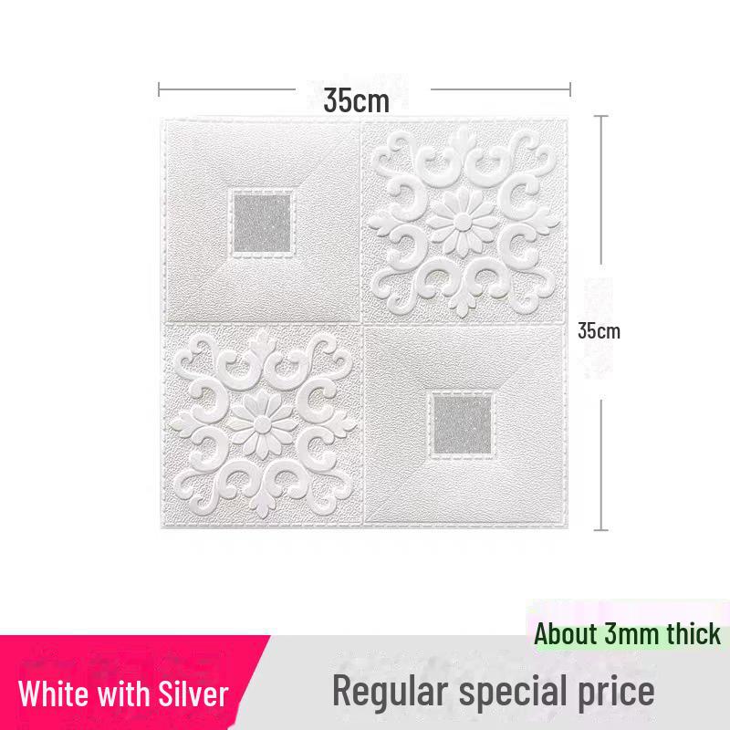 3D Waterproof Foam Wall Stickers for Ceiling and Background Decoration