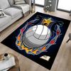 1PC Volleyball Star Anti-slip Carpet, Suitable for Office, Bedroomand Playrooms. It Can Also Be Used As a Sofa Footrest cover-R46