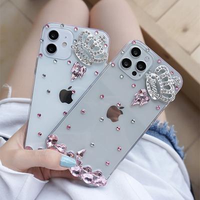 Mode Bling Kristall Krone Telefon Fall Für Samsung A51 A71 A81 A91 A11 A31 A41 A10s A20s A30s A50s A70s a5 A6 A7 A8 A9 Capa