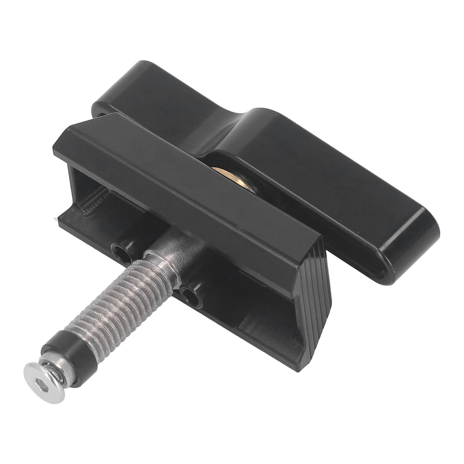 

Folding Bike Hinge Clamp Aluminium Alloy Folding C Buckle Repair Parts Black Anode