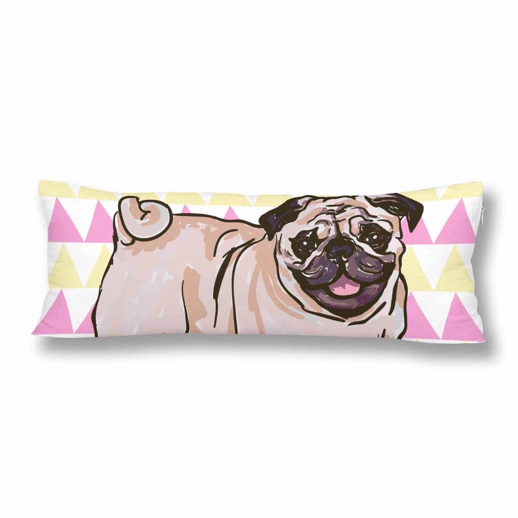 pug body pillow