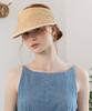 Tatiana Greek Velcro Natural Raffia Sun Visor Ht8181