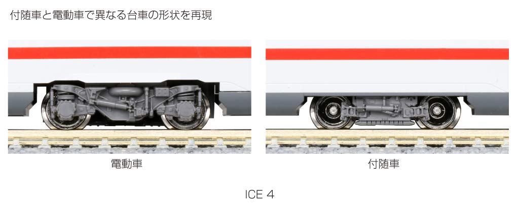 KATO N Gauge ICE4 Basic Set Railway Model Train 7-car 10-1512