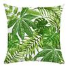 Green Leaf Flower Pillowcase Parrot Pattern  Interior Home Pillow Suite Bedroom Sofa Bed Chair