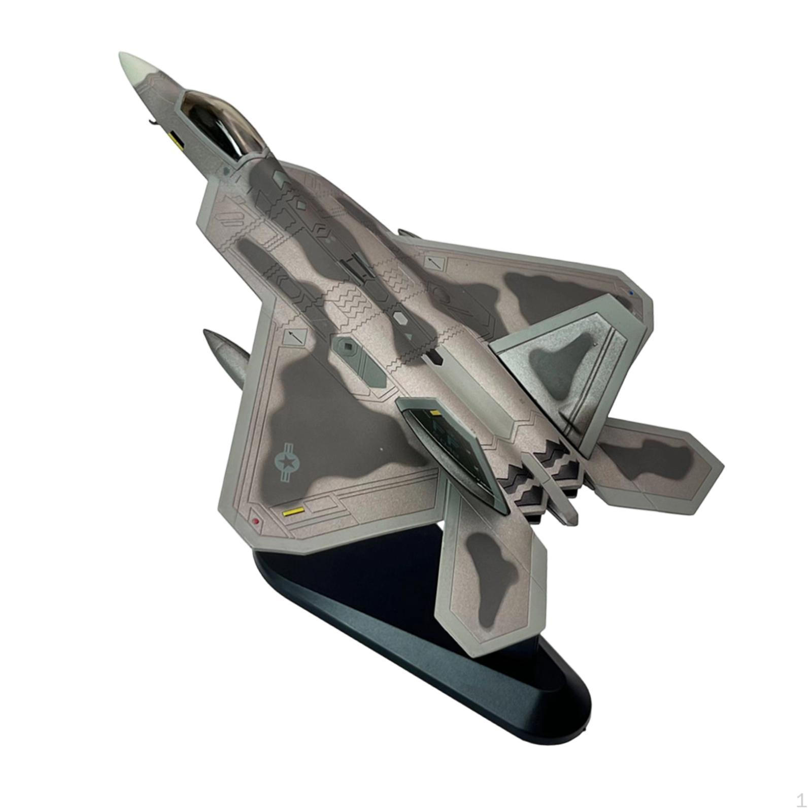 Fighter Model Children Toy Plane 1/100 Ornament Realistic Desktop Display Airplane Aircraft for