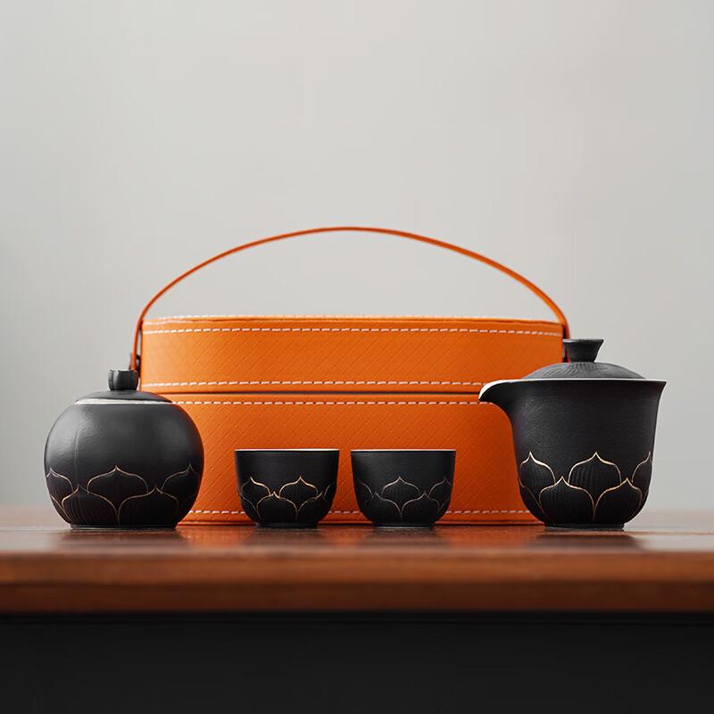 Portable Lotus Travel Tea Set