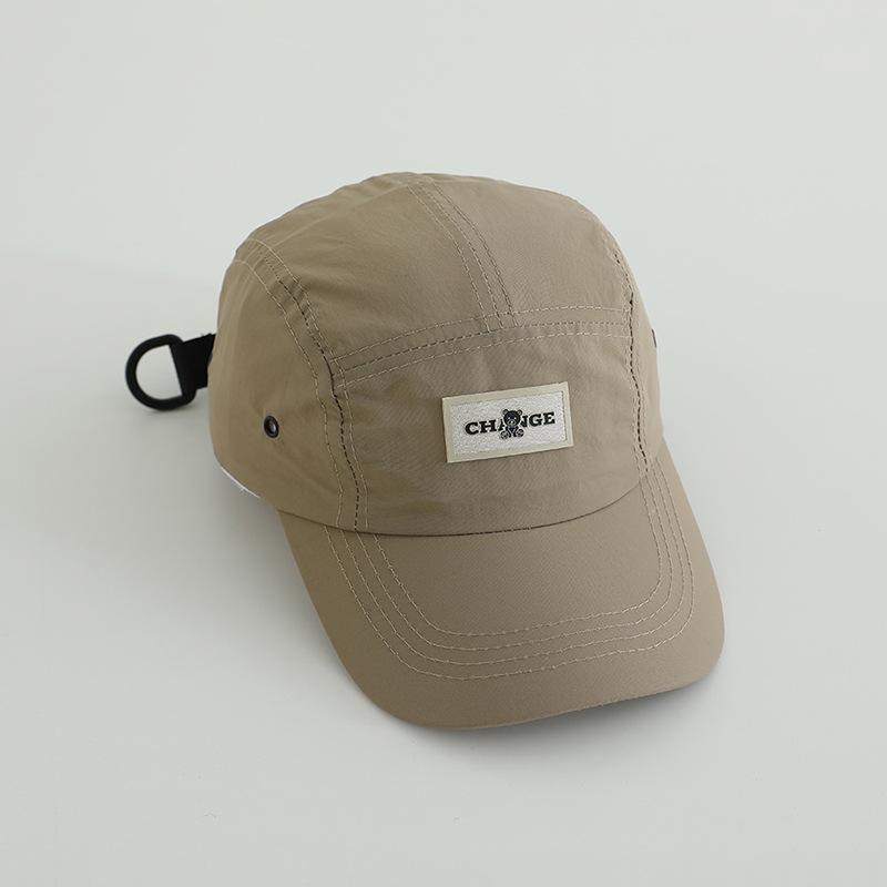 Fashion Hat popular children's English alphabet small label outdoor breathable quick-drying hat European and American hot-selling sunshade windproof