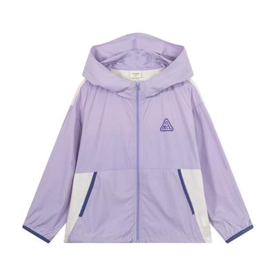 M.Latin Kids' Summer Sun Protection Color-Block Hooded Jacket