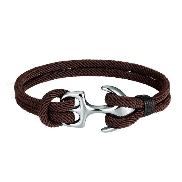 Bracelet de survie en forme de U pour homme et femme, en acier inoxydable noir, avec boucle de sport