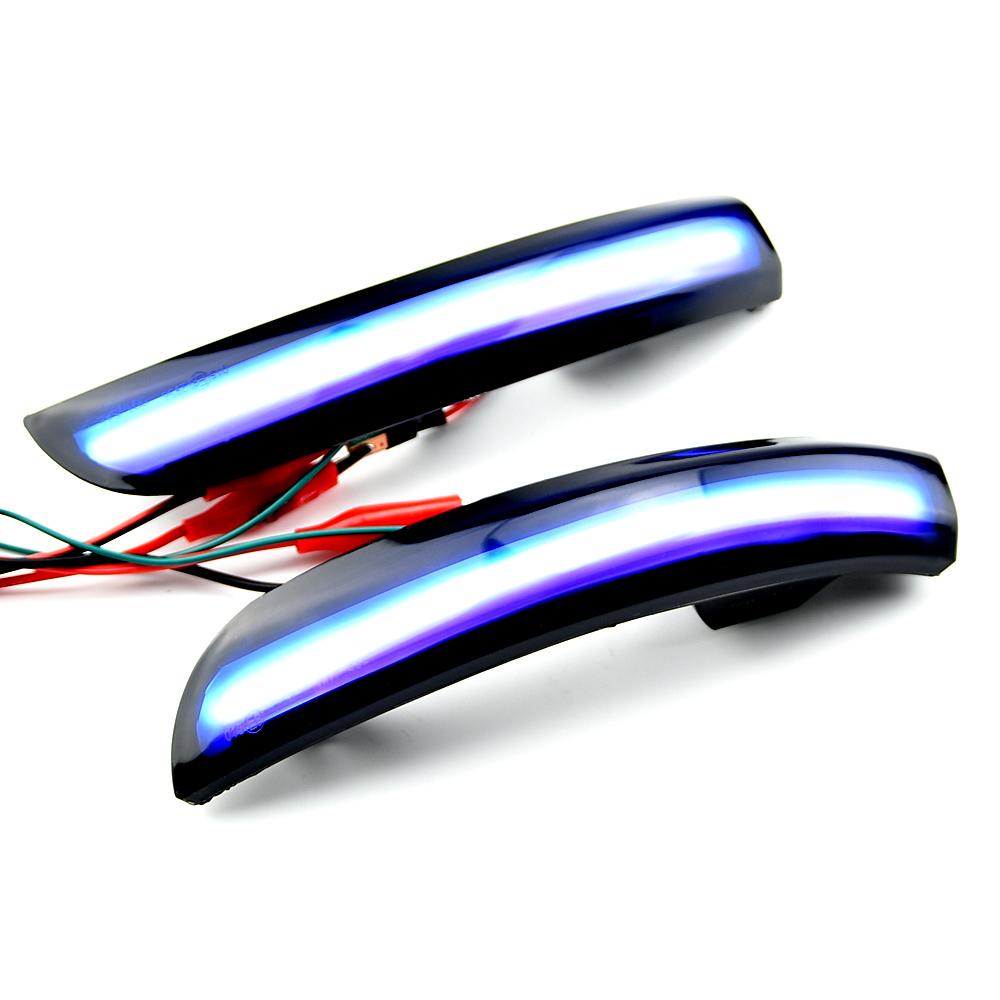 Dynamic Blinker LED Flash Turn Signal Lights For Ford Kuga Escape EcoSport 2013-2019 Focus 3 MK3 SE ST RS Side Mirror Indicator