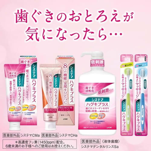 Systema Haguki Plus Toothpaste, Gum Activation, Contains Tranexamic Acid and Vitamin E, Collagen Breakdown Inhibitor, 90g + Million Ryo Lottery (3)