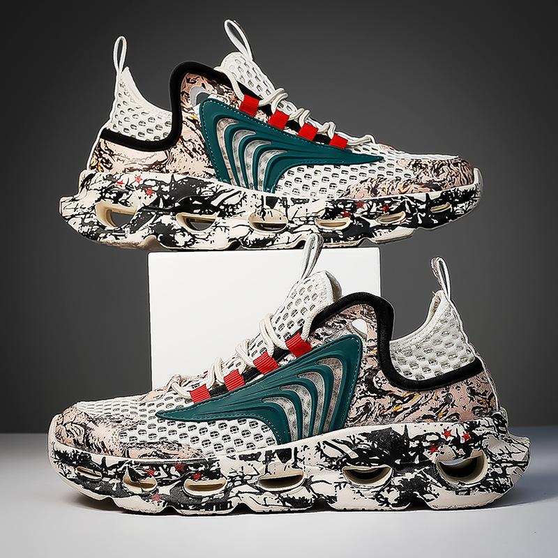 Spring men's breathable sneakers large size blade versatile running shoes outdoor casual shoes men's shoes