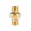 Engineered Brass Fitting with Dual Male Threads for Reliable Interconnection In Pressurized Hydraulic and Pneumatic Setups
