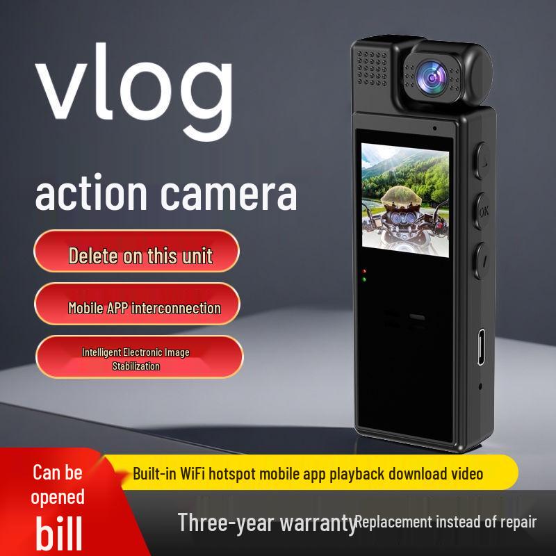 HD Outdoor Pocket Camcorder: Voice & Video Recorder for Sports and Law Enforcement.
