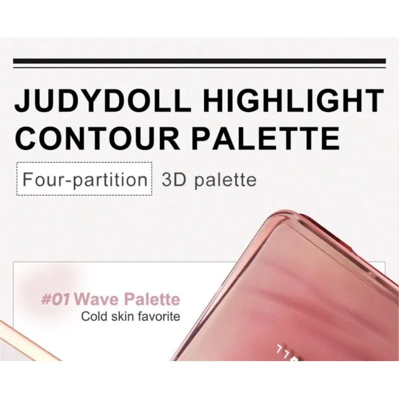 Judydoll - 2-in-1 Highlighter & Kontur Palette - 04