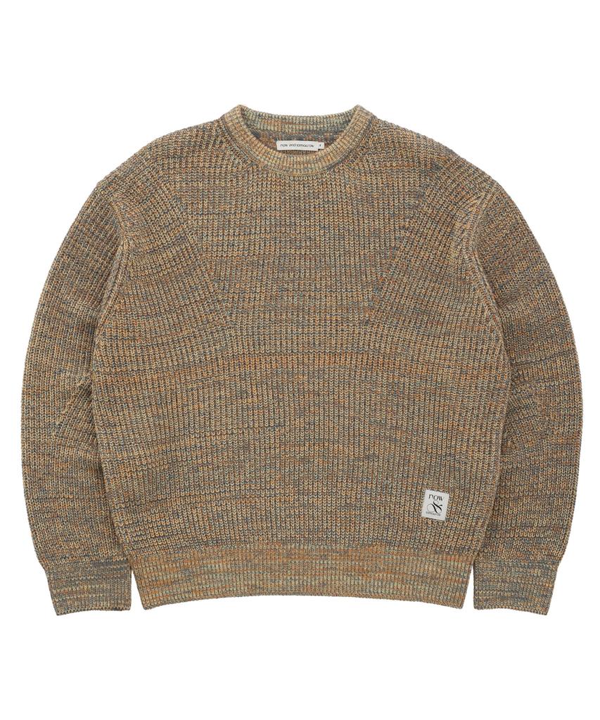 NOWANDTOMORROW Mixed Pullover [2 Color]