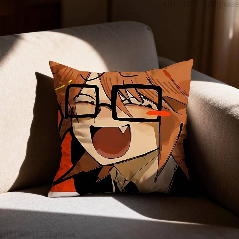 RRanfren Anime Pillow Case Pillow Case Living Room Sofa Cushion Cover Suitable For Home Bedroom Room Decoration