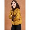 Kebell Women's New Chinese Style Plush Splice Premium Down Jacket