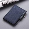 Mens Slim Canvas Wallet With Multiple Card Slots Oxford Fabric Bifold Minimalist Urban Style