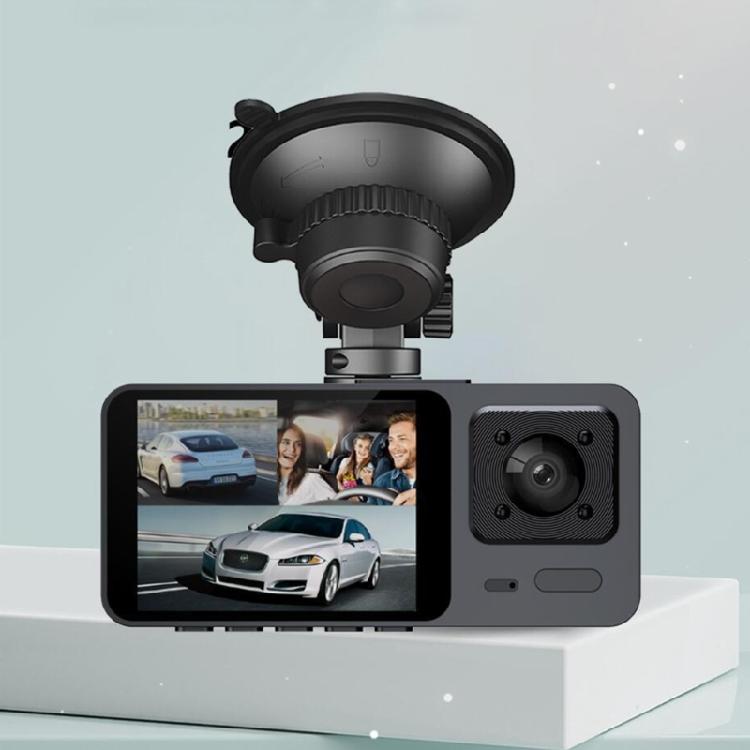 2/3 Channel Dashcam Video Recorder 2'' IPS Screen Wide Angle Camera