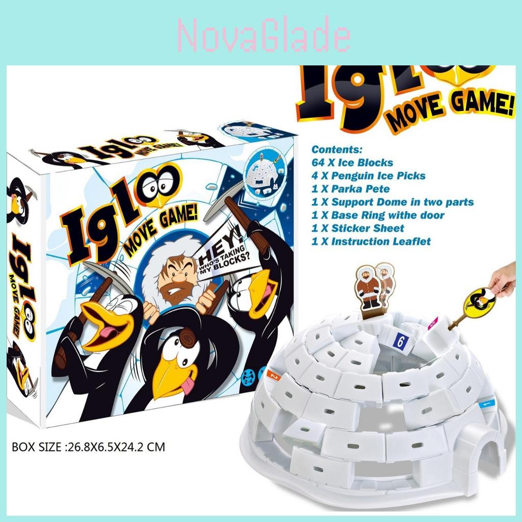 Penguin Snow House Building Toy With Interactive Multiplayer Fun